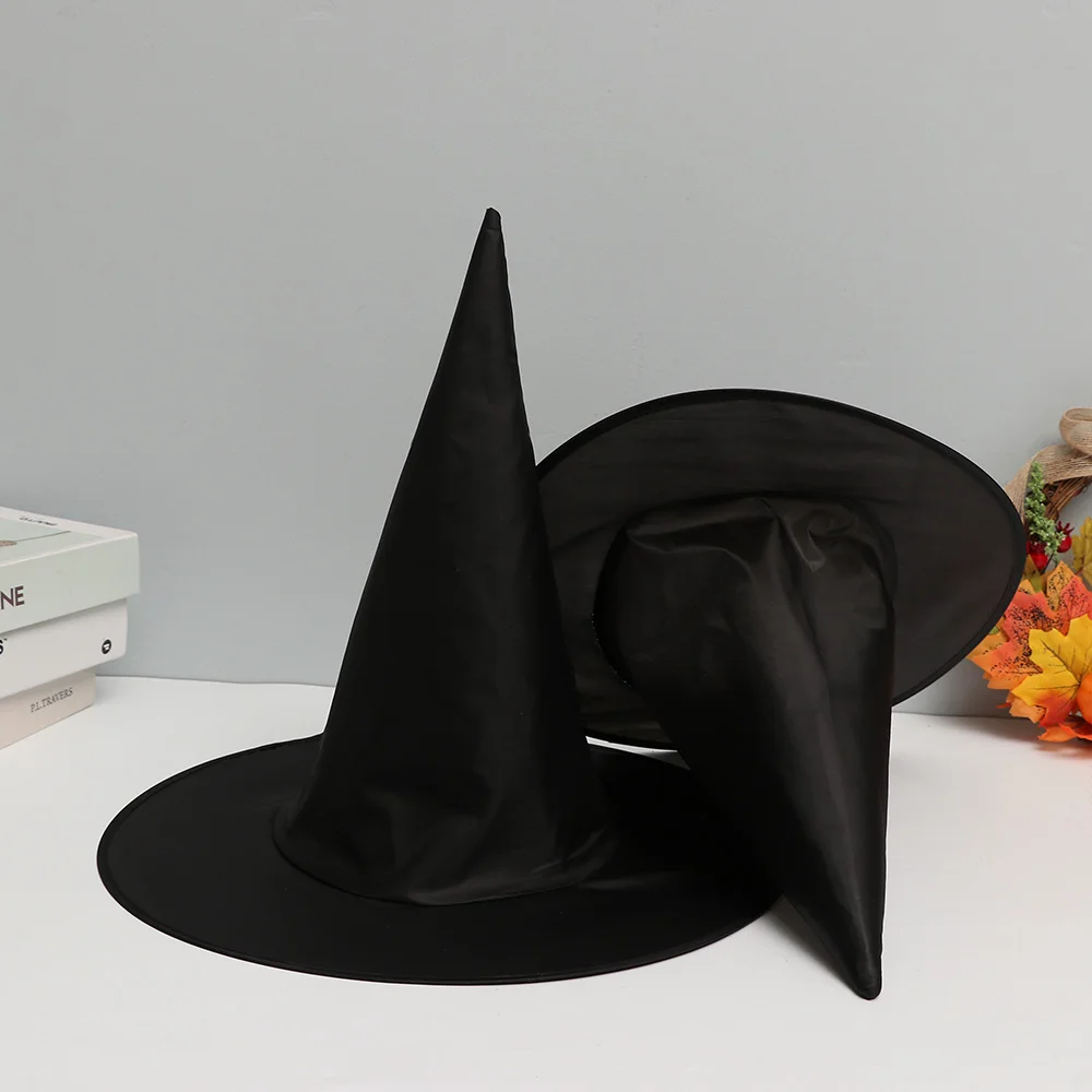 

Fancy Dress Party Props Wizard Cap Decorative Costume Accessory Supplies Children Gift Novelty Black Witch Hat Halloween