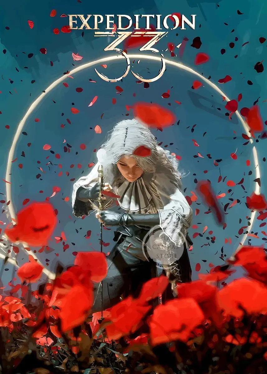 

Экспедиция 33 аниме постер на холсте