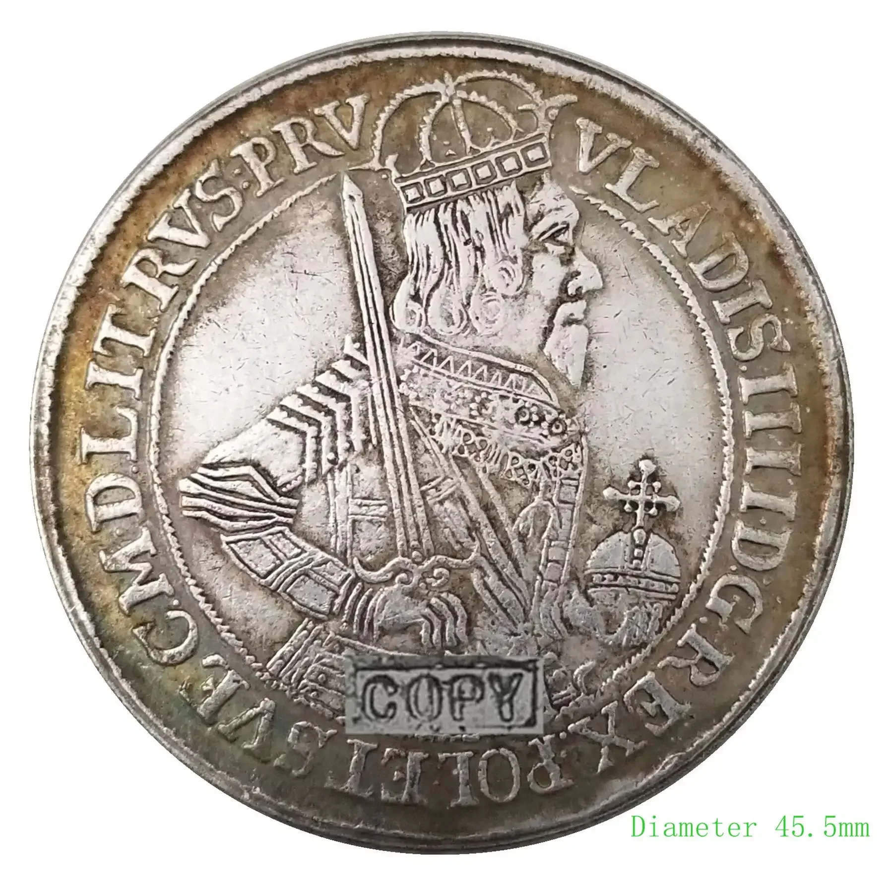 Копия памятной монеты Вasa Grand Duke 1633 год