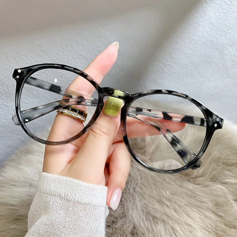 

-1.0-1.5-2.0-2.5-3.0-3.5-4.0 Finished Myopia Glasses Women Vintage Anti-Blue Light Eyeglasses Men Optical Nearsighted Glasses