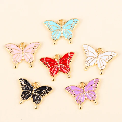 10 шт. подвесок-бабочек RUWENSHU