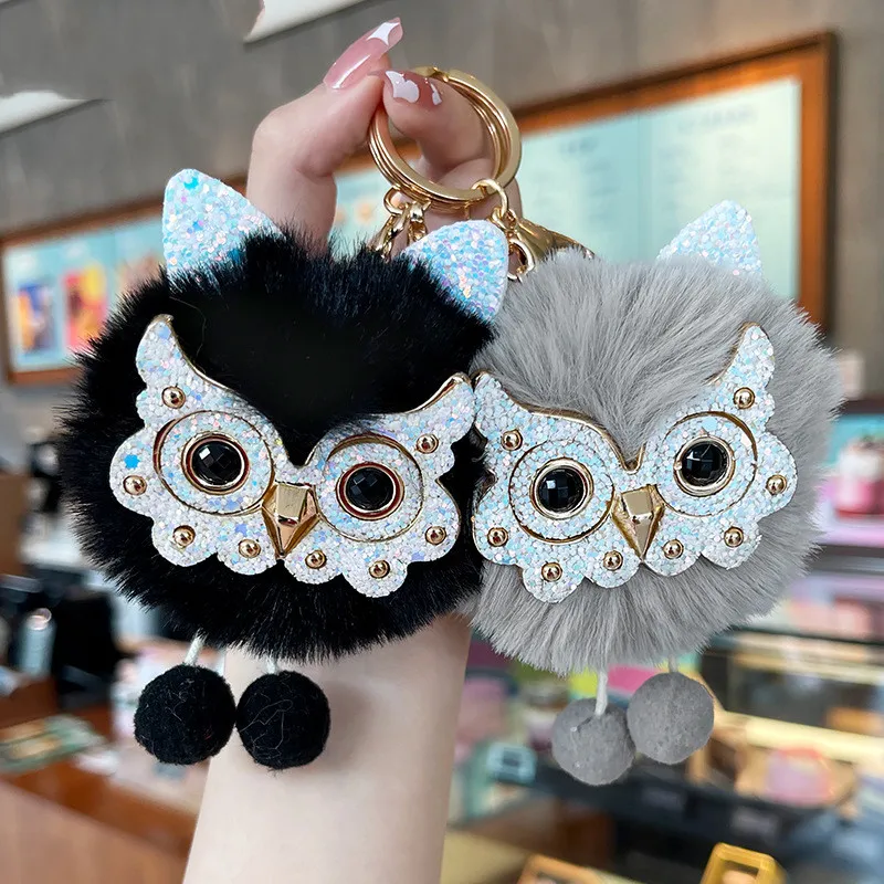 

Новинка, милый плюшевый игрушечный брелок в виде совы, креативный мультяшный брелок для автомобиля, школьный портфель, универсальные аксессуары, детские плюшевые игрушки, подарки