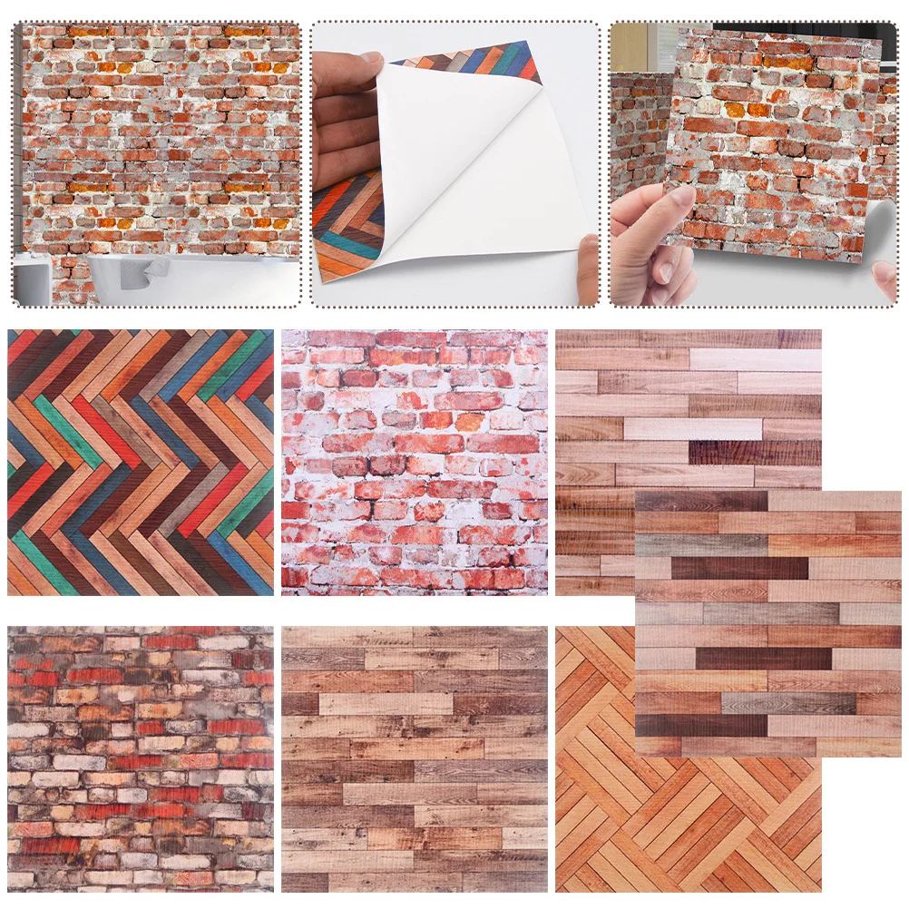 7 листов домашнего декора наклейка на стену дома мини-обои аксессуары для