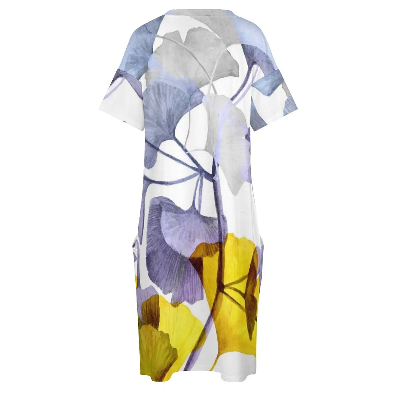 Женское свободное платье из полиэстера и спандекса Ginko