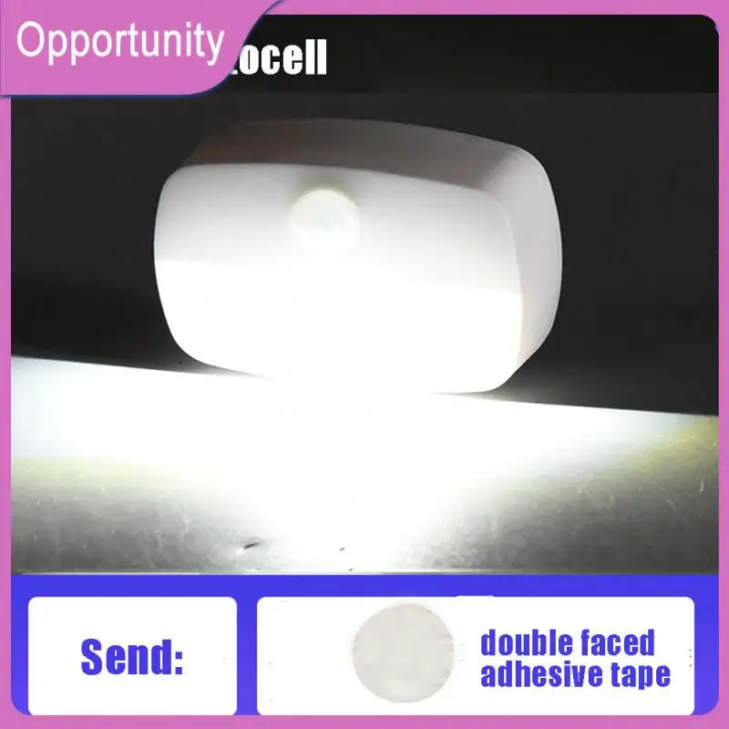 

Мини-светильник для дома, коридора, спальни, гардероба, светодиодный ночник с датчиком движения, настенный индукционный гардероб, защита гл...