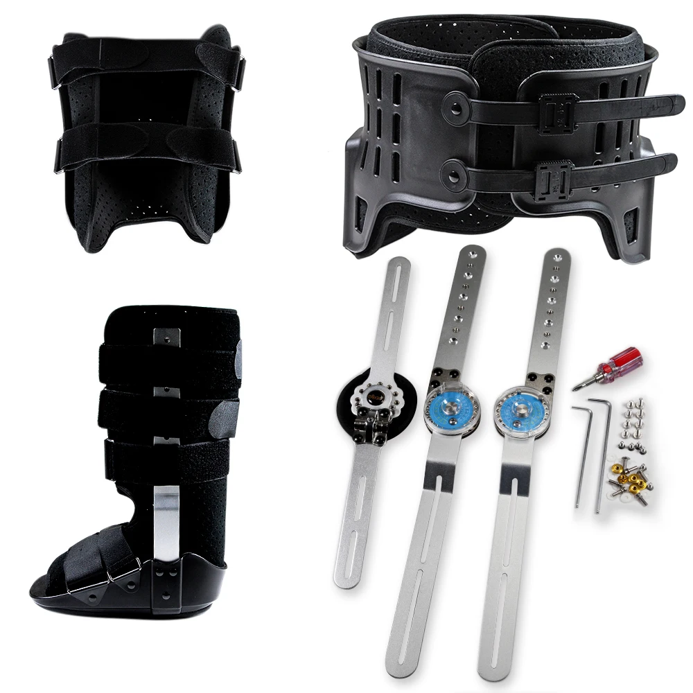 Коленный бандаж на лодыжку ортез для ног фиксированный ортопедический