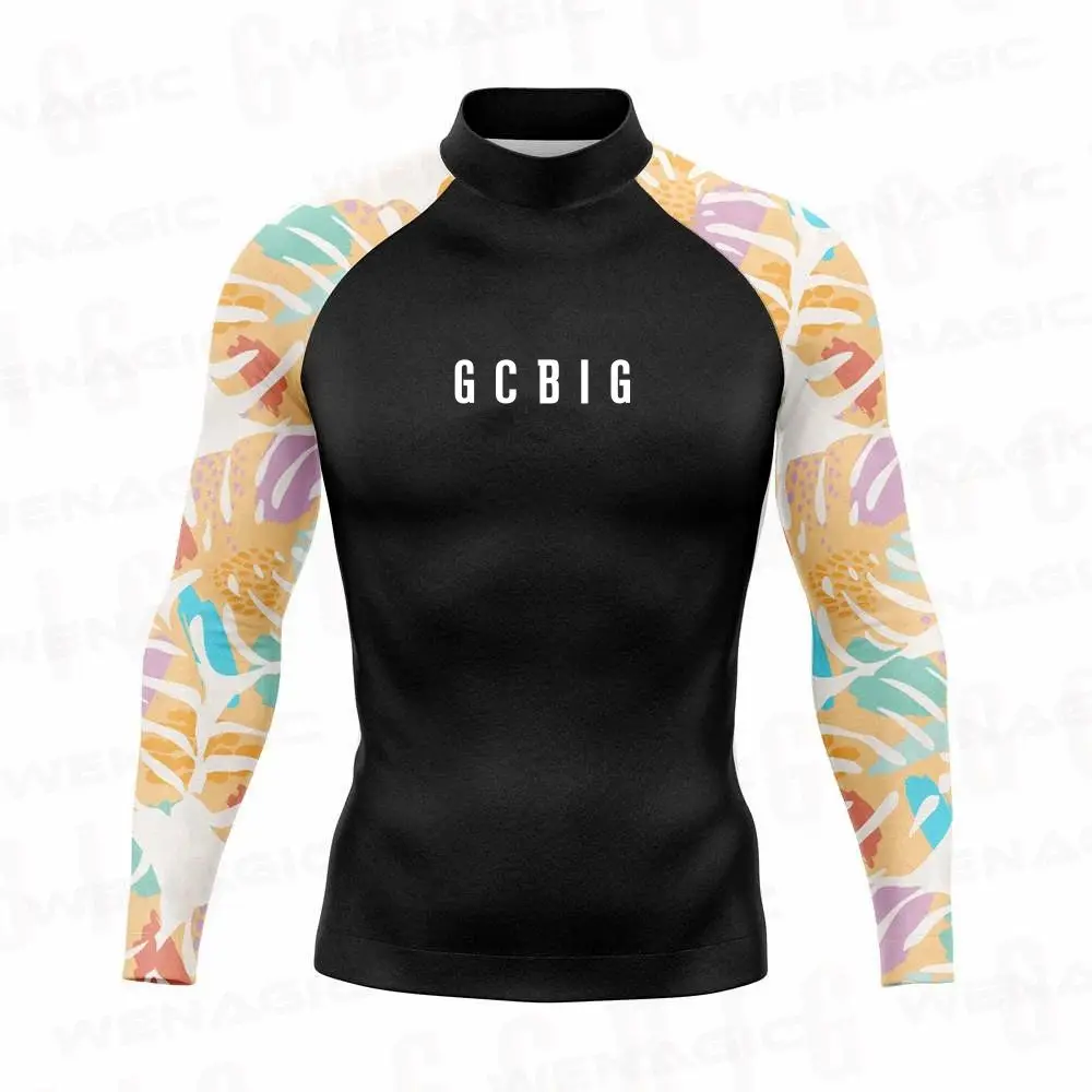 Мужская одежда для серфинга мужской плавающий костюм с длинным рукавом футболка