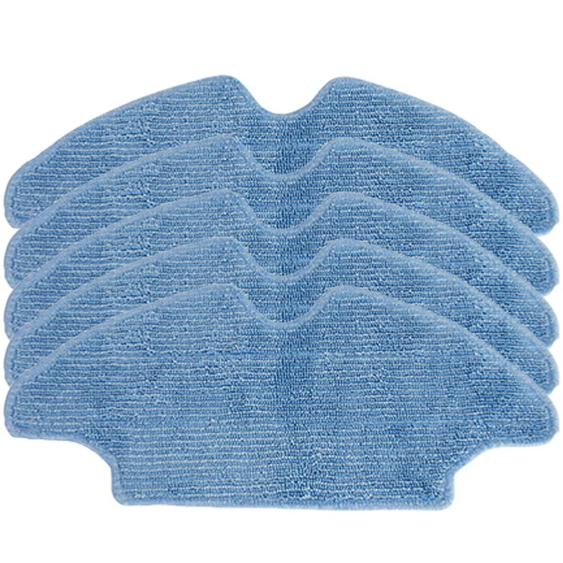 

5Pcs Mopping Cleaning Mop For Ecovacs CEN361 Washable Reusable Mop Cloths Vacuum Cleaner Parts