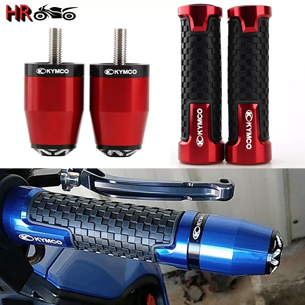 

NEW2023 Latest Motorcycle Handlebar Grips Handle Bar Ends Plug For KYMCO Downtown 125 200 250 300/i 350i k-xct 300 Xciting 250 3