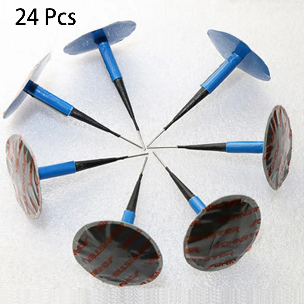 

PROFESSIONAL WIRED 4MM PUNCTURE REPAIR PLUG RUBBER CAR TYRE MUSHGROOM PATCH