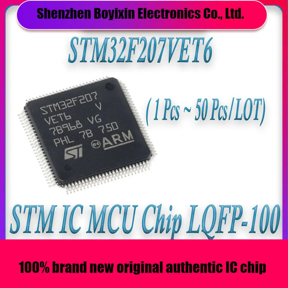STM32F207VET6 STM32F207VE STM32F207V STM32F207 STM32F STM32 STM IC MCU Chip LQFP-100