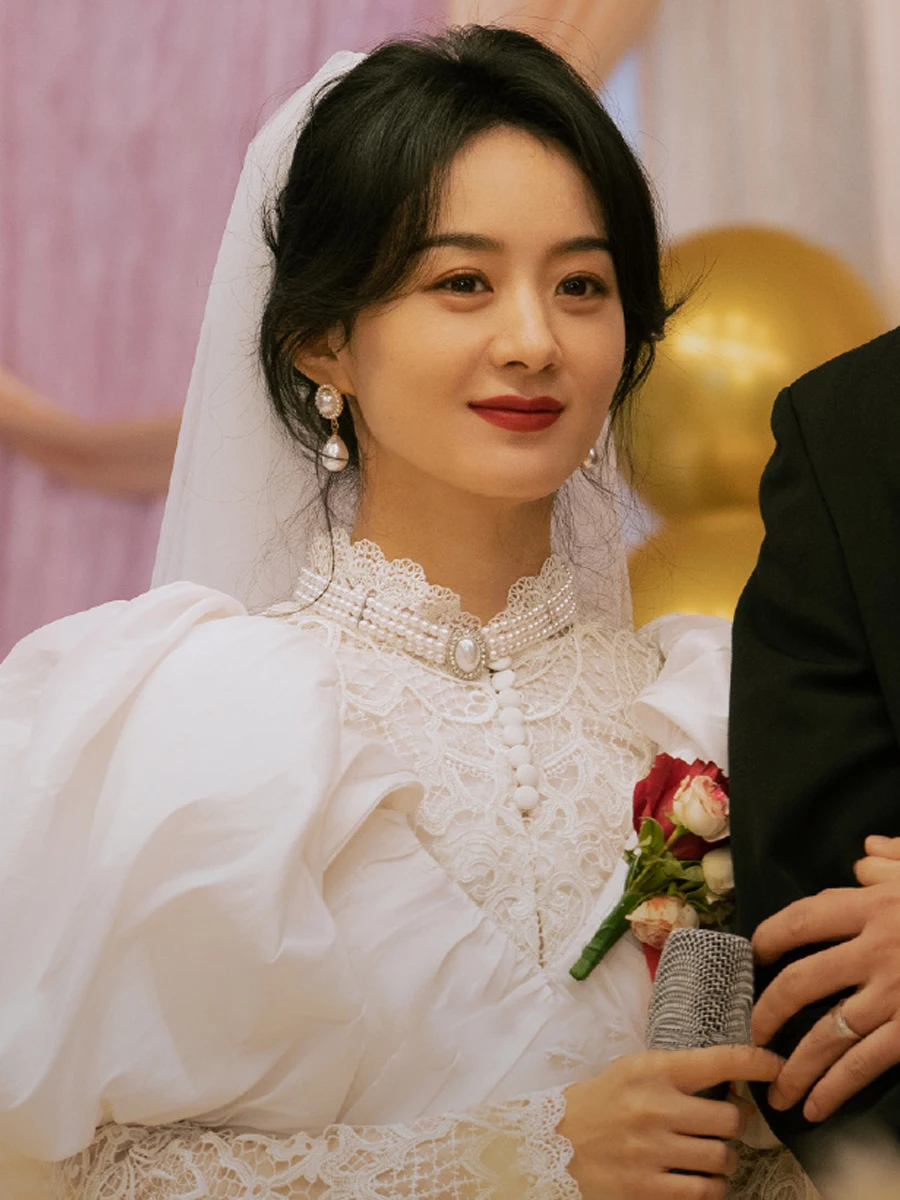 Zhao Ling Xu Blowing Half Summer Same Pearl Pendant Earrings Women Light Luxury French sle Retro Hong Kong Sle Earrings... |