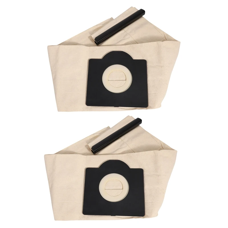 

2X Universal Vacuum Cleaner Bags Washable Dust Bag For Rowenta ZR814 Karcher HR6675