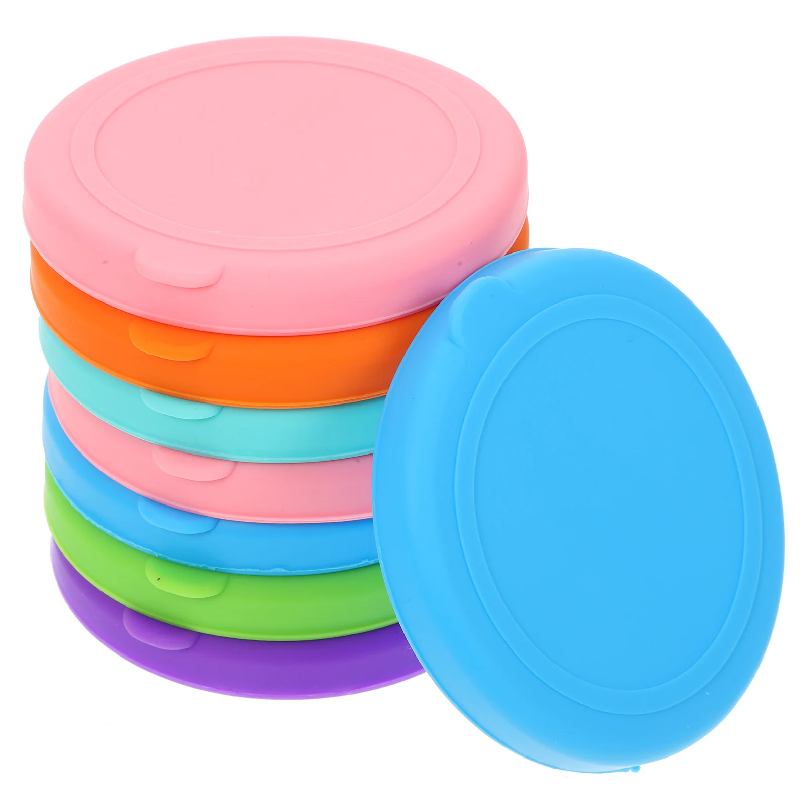 

8 Pcs Small Dipping Bowl Lid Sauce Cup Lids Silicone Vinegar Bowls Universal Dish