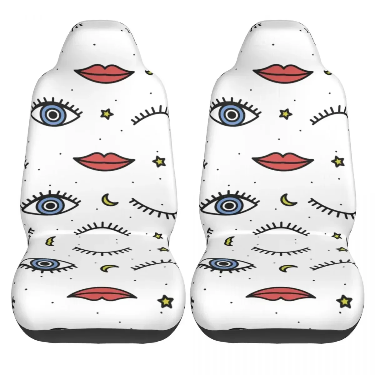 Фото Защитник Универсальный для asiento coche, ojos Buhodélicos con sus labios, accesorios interiores, fundas para asiento coche №2