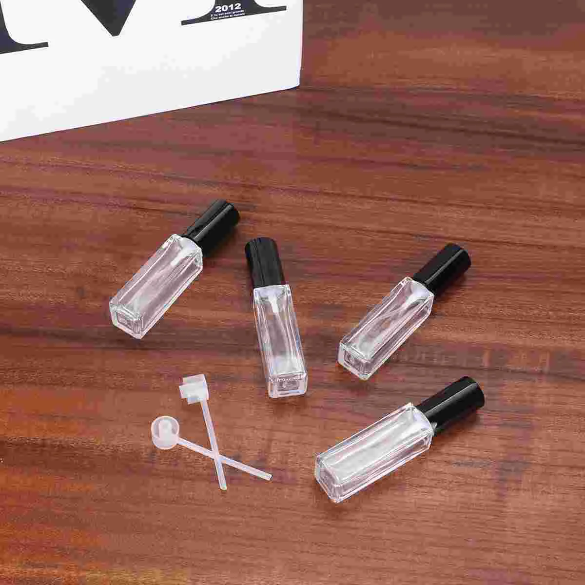 

4 Pcs Empty Bottles 10ml Perfume Subpackage Bottles Durable Pump Bottles Empty Pump Bottles Glass Bottles for Girls