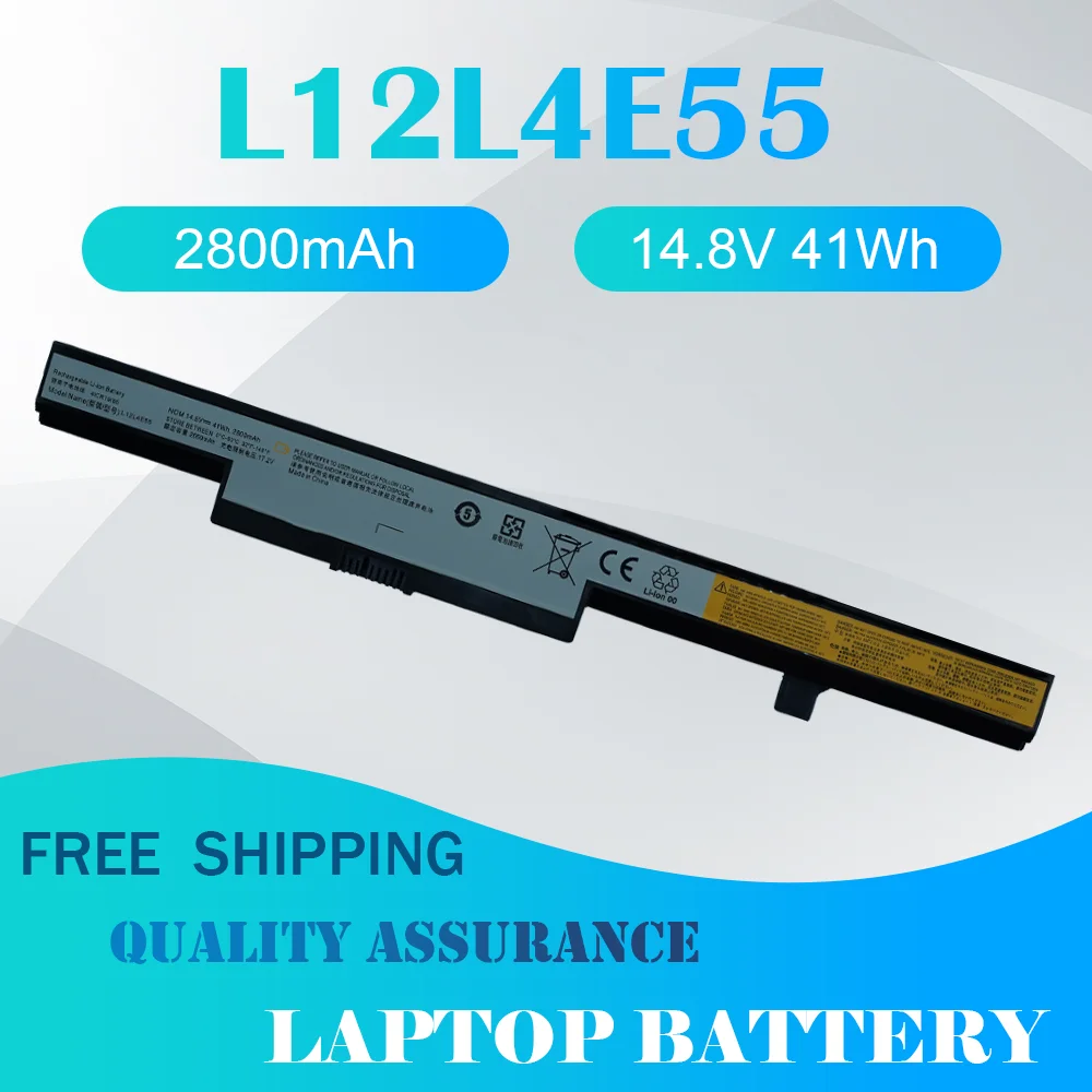 Фото L12L4E55 L12M4E55 Аккумулятор для Lenovo 40 B50 E40 E41 N40 N50 E51 B40-45 B40-70 B40-80 B50-30 B50-70 B50-80 14,8 В №1