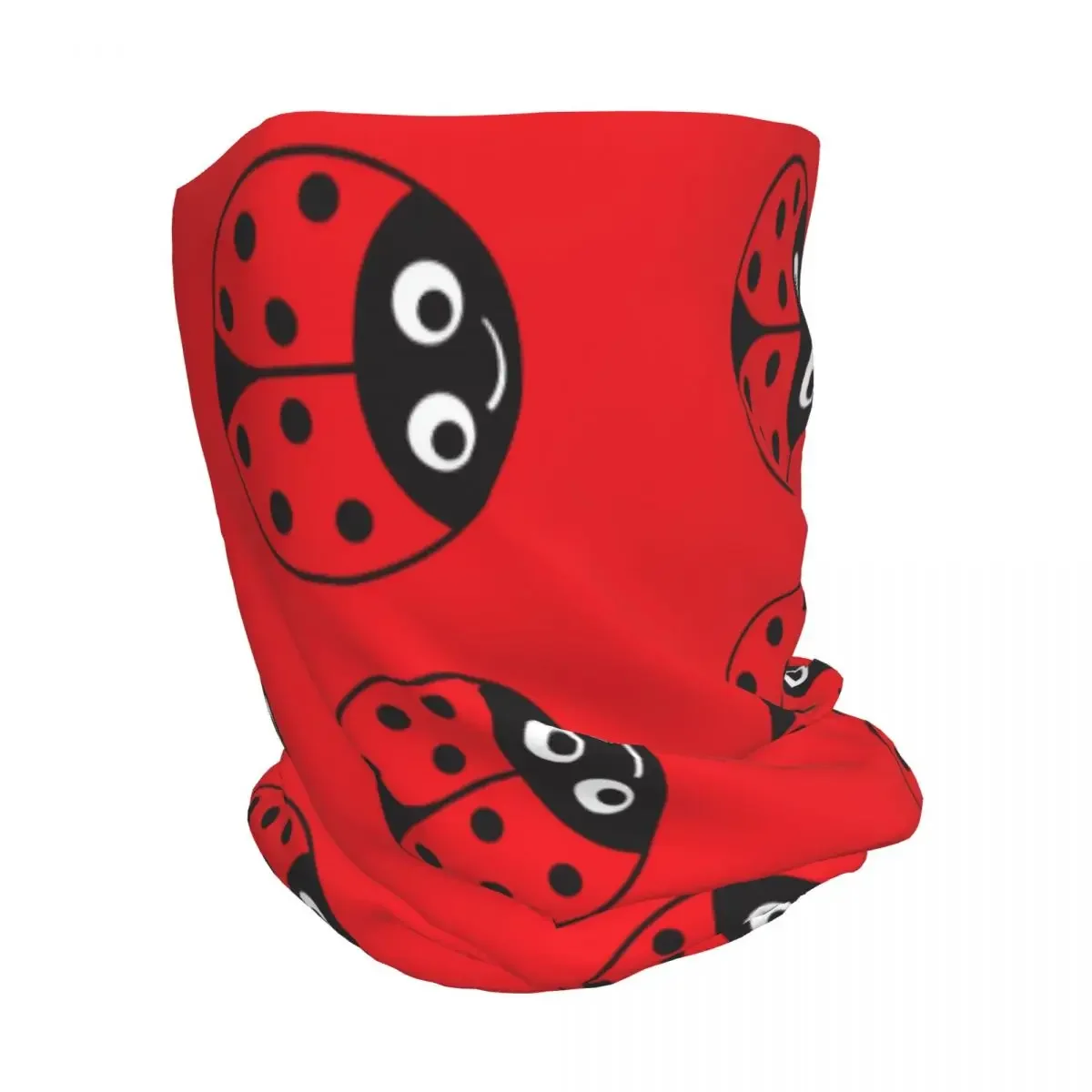 Фото Многофункциональная маска-бандана Ladybug Girl: шарф, маска для лица, шапка-бини, унисекс, для взрослых, моющаяся №3