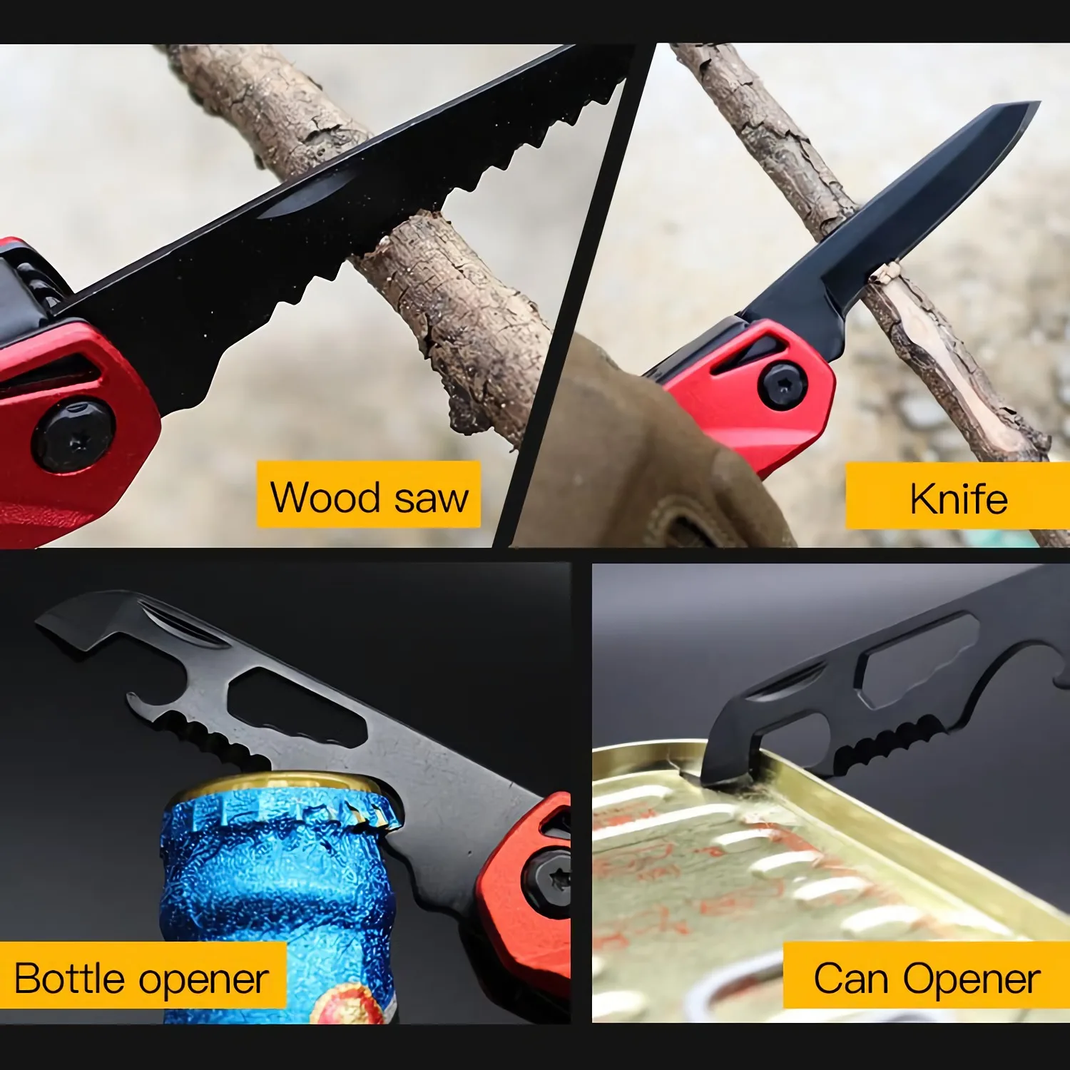 

Многофункциональный ручной инструмент, гаечный ключ с шестигранным ключом, разводной ключ, для кемпинга на открытом воздухе, палатки, выжив...