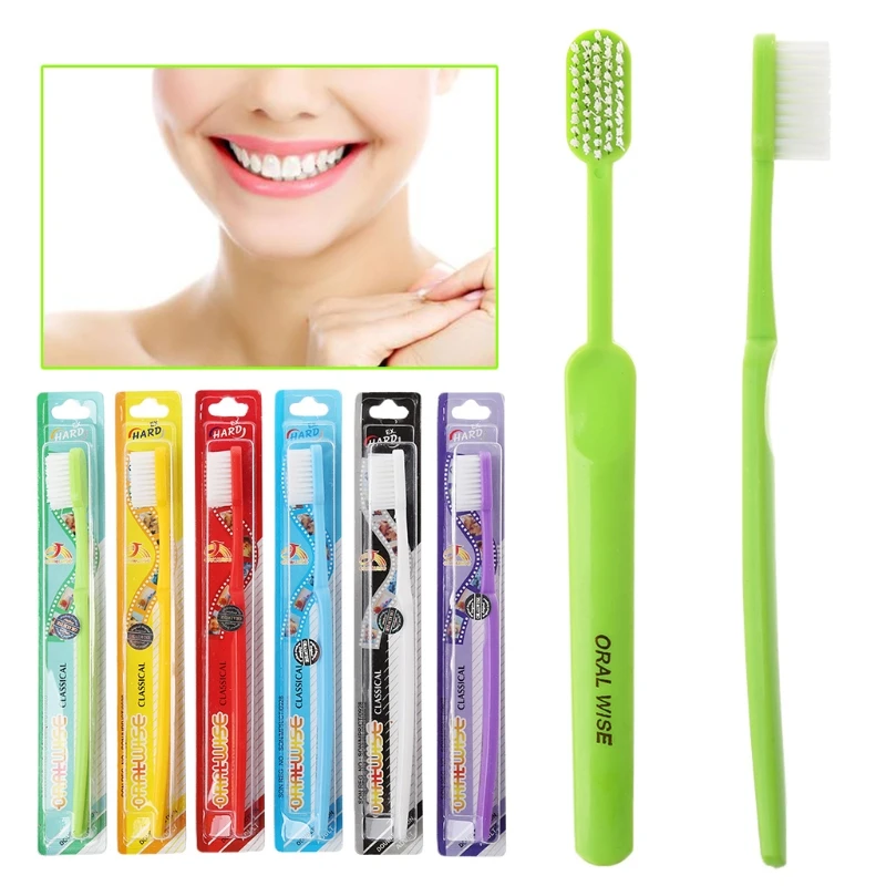 

1pc Super hard bristles Tooth brush for Men Remove Smoke Blots color random escova de cabelo neceser cepillo y pasta de dientes