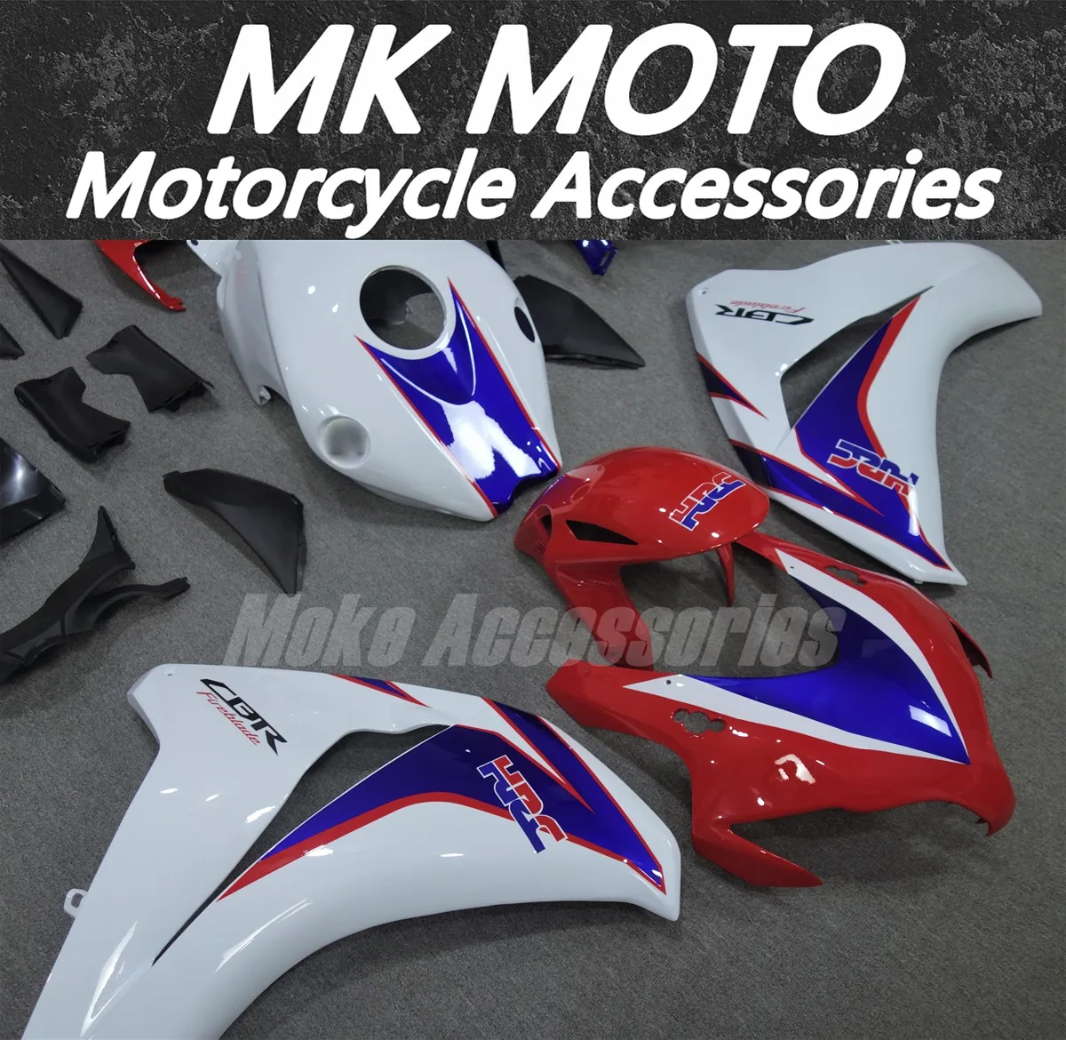 Комплект обтекателей для мотоцикла подходящий Cbr1000rr 2008 2009 2010 2011 комплект