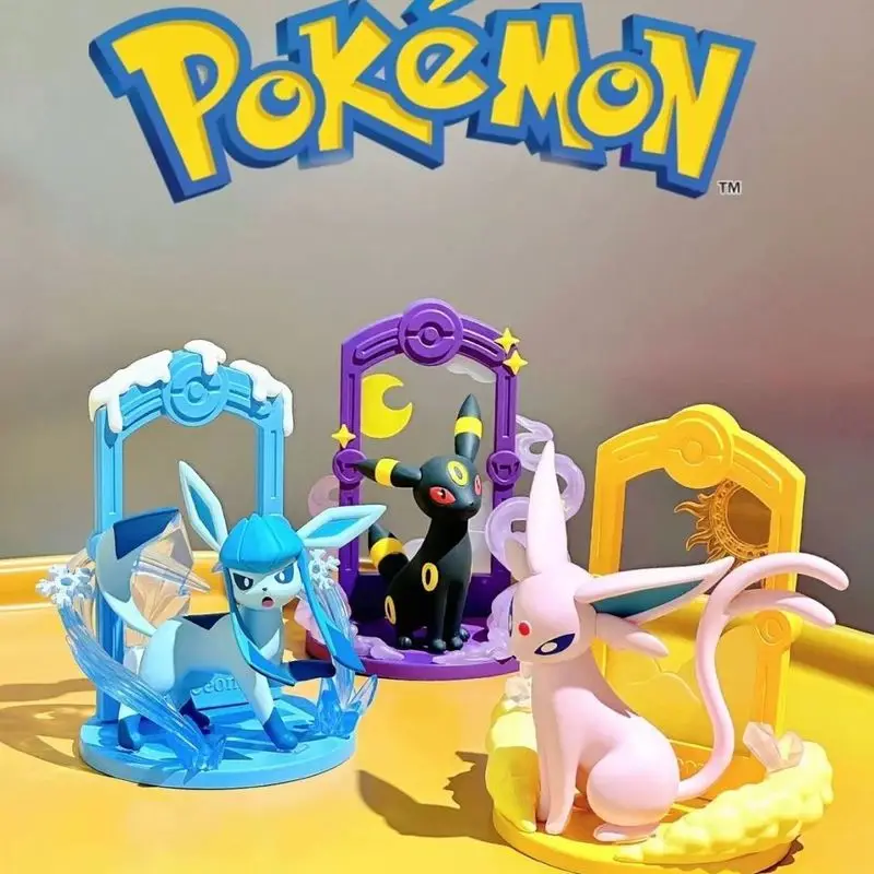 S Sylveon Umbreon Espeon Glacia Leafeon Flareon Action Figurines Anime Toy Gift Pvc Model Statue Toy