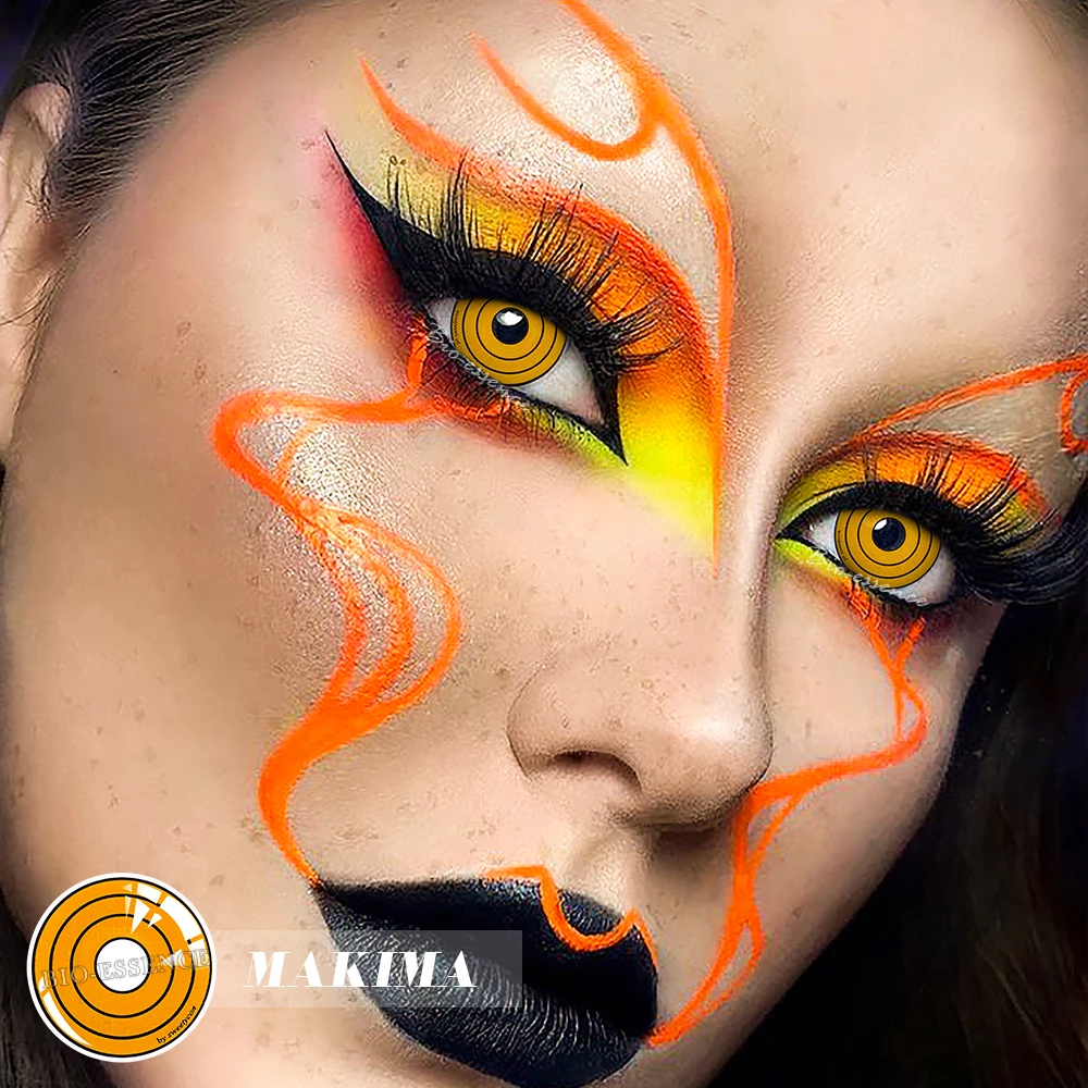 Био-эссенция 1 пара контактных линз для глаз Косплей Аниме аксессуары Хэллоуин