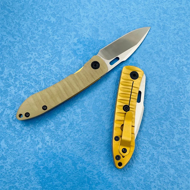 Складной нож Flipper S35VN Blade G10 ручка из титанового сплава для кемпинга улицы защиты
