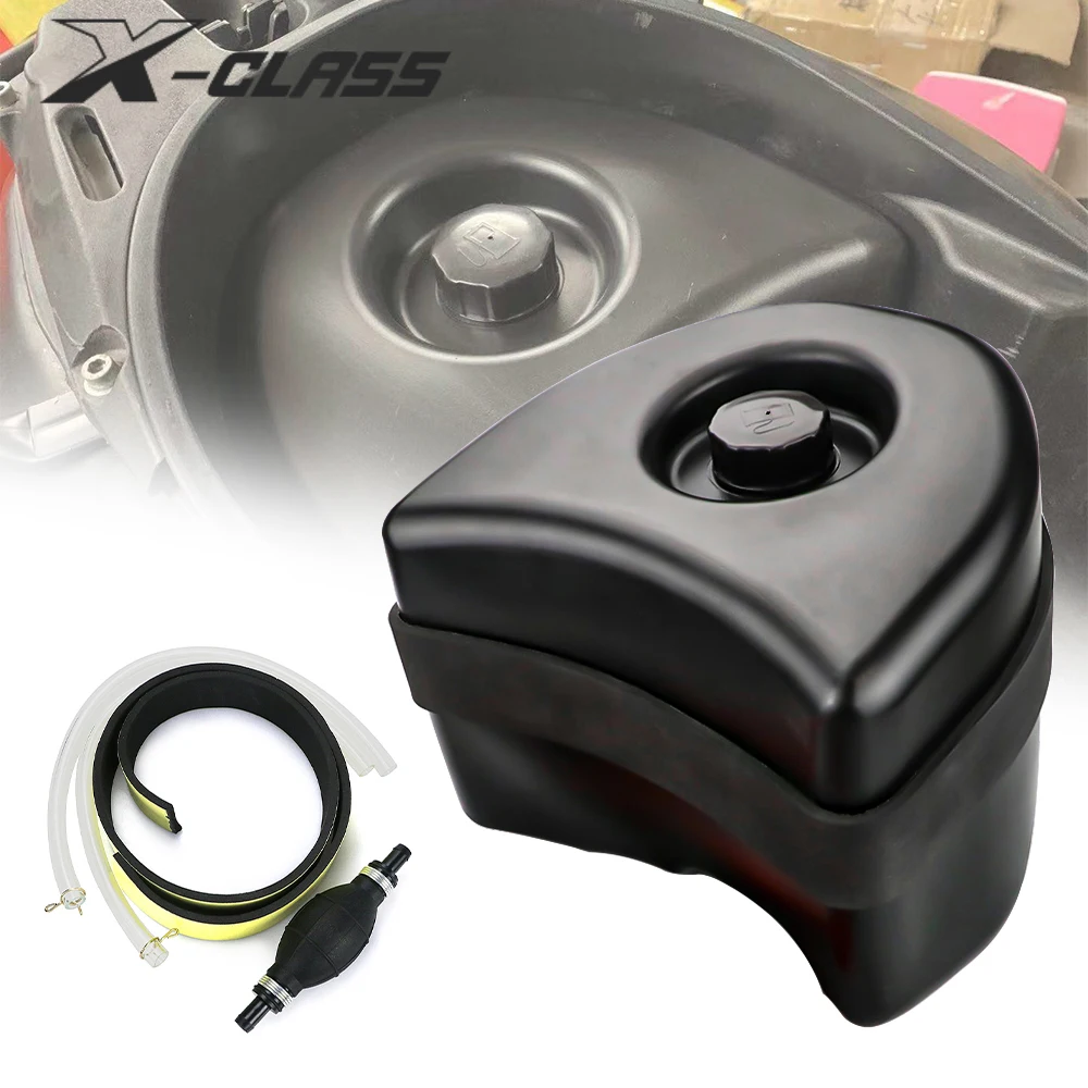 

Motorcycle Fuel Tank 5L Seat Bucket Endurance External Fuel Tank Oil Drum Accessories For Vespa GTS 125 250 300 2017 2018 2019