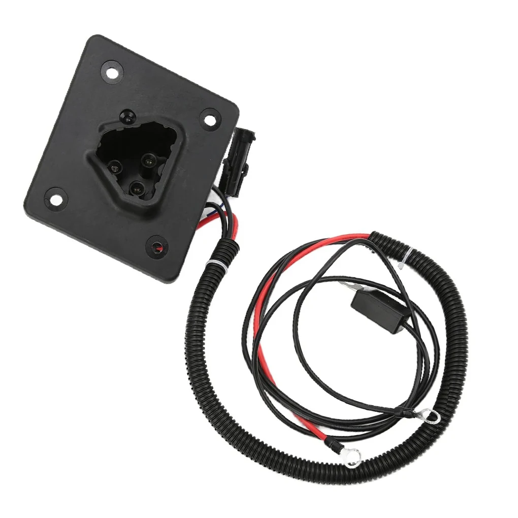 

Черный надежный и прочный адаптер для зарядки Гольф-мобилей для RXV TXT 48 В, легко устанавливается