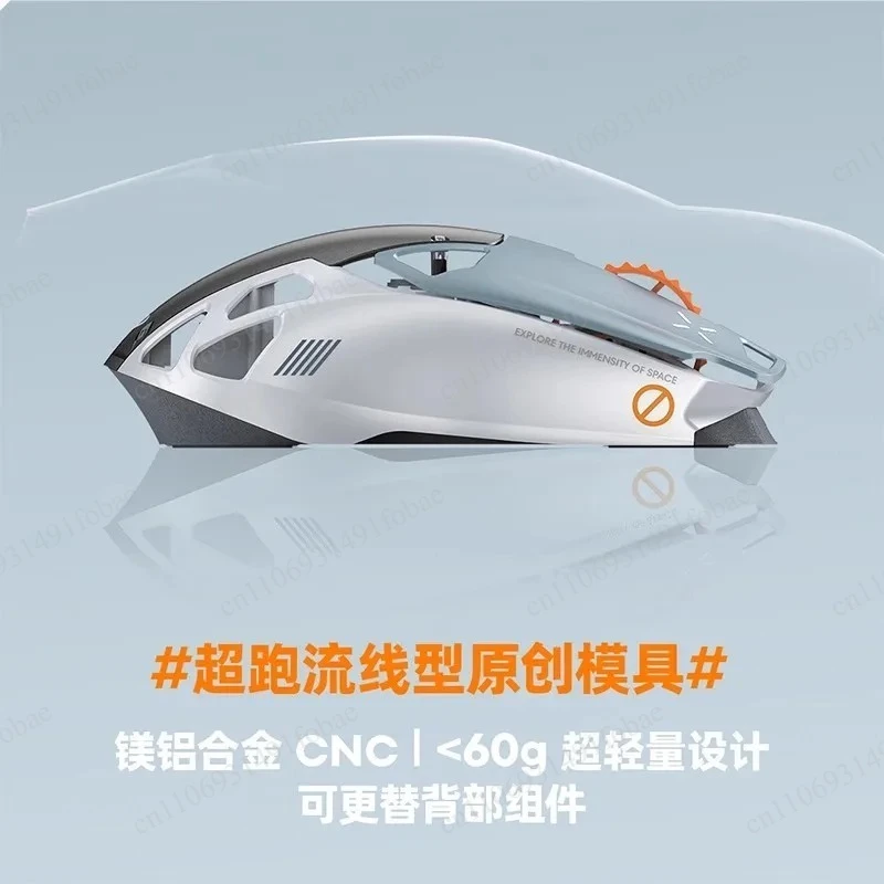 Беспроводная мышь PANDAER IQUNIX 8K из алюминиевого сплава NearLink, легкая, для киберспорта, настраиваемая (art.: 3920db274d596) - 3920db274d596