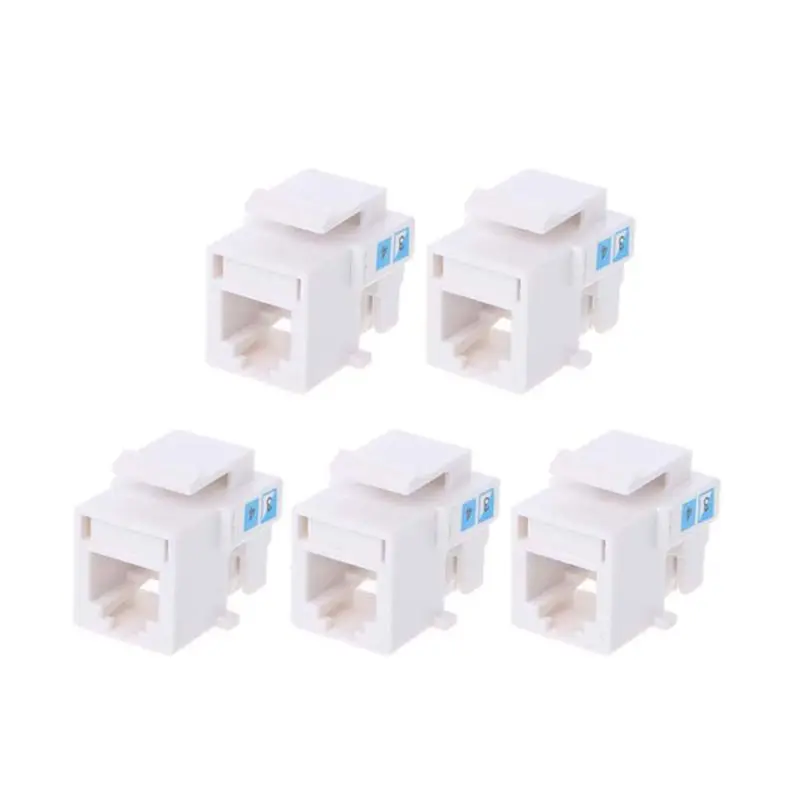 

RJ11 CAT3 Voice Telephone Module Network Socket Adapter Quad-Core Jack 5 Pieces Dropship