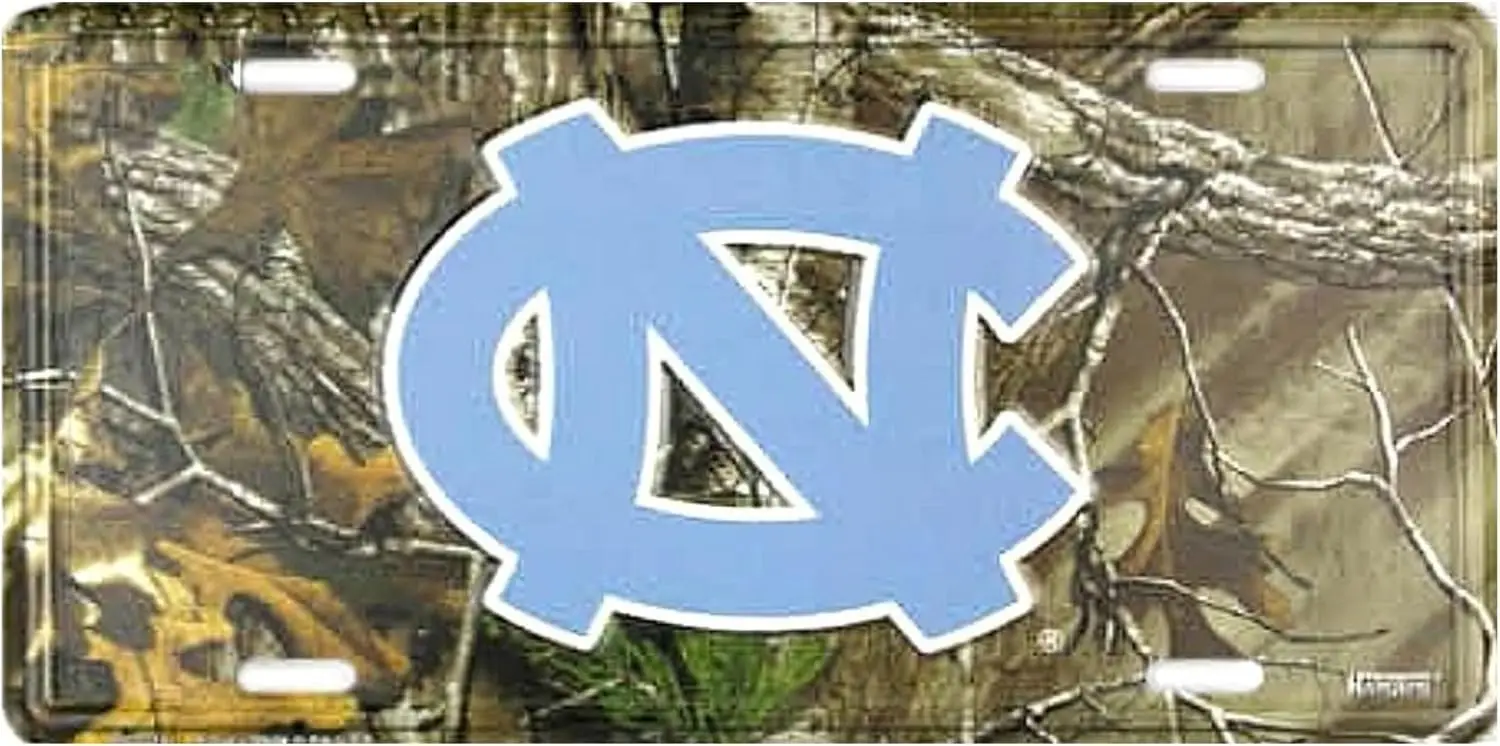 Знаки 4-забавная пародия номерного знака | Камуфляж Tarheels Декоративный номерной