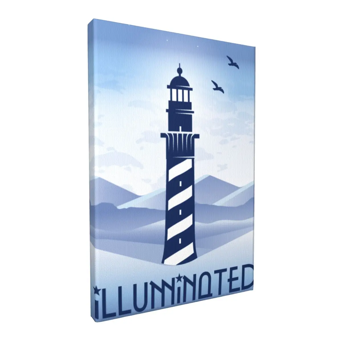 Маяк Llluminated-Love ручная тонировка абстрактная масляная живопись на холсте большой