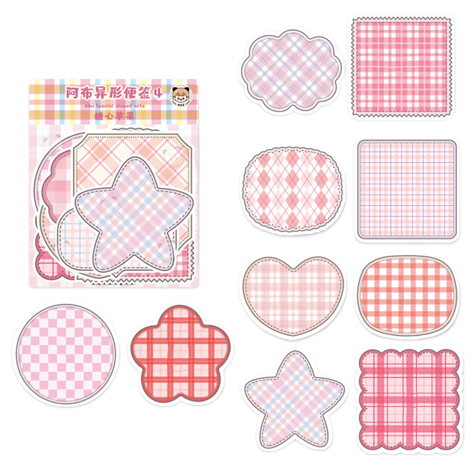 

Flash Cards Cartoon Sticky Notes Non-Sticky Note Paper Office School Supplies Cute Handbook Sticker Plan Writing Handbook Notes