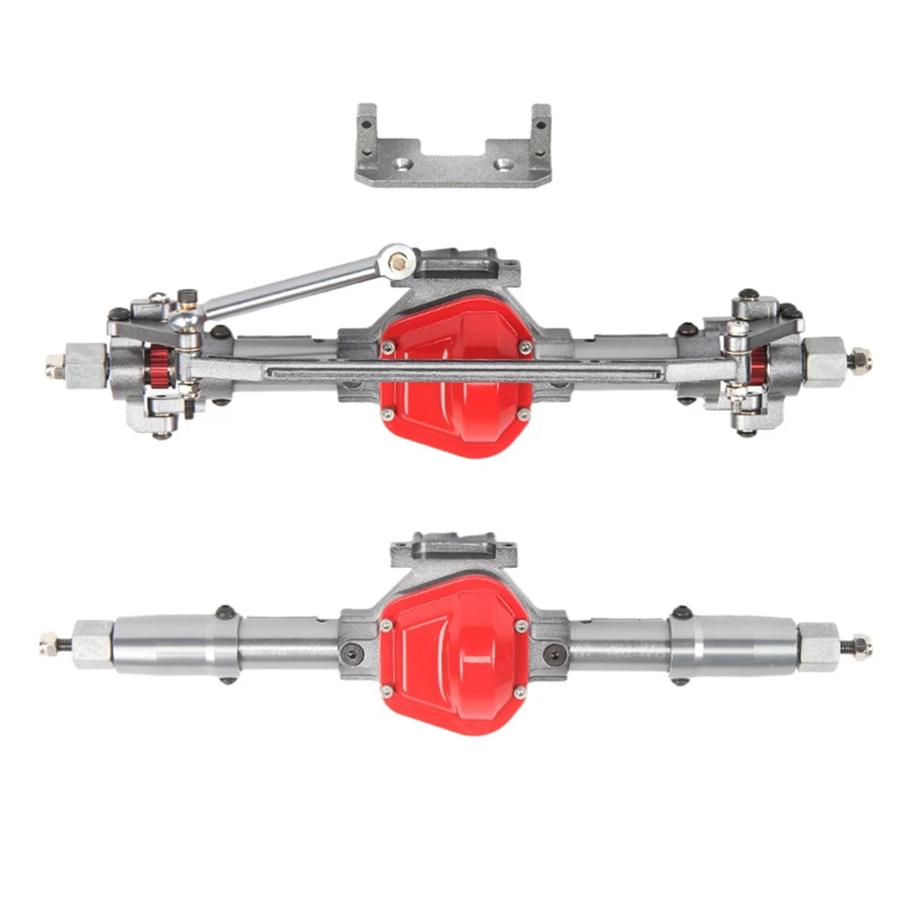 

RC Car CNC Metal Front & Rear Axle Complete Set for 1/10 RC Rock Crawler Car D90 Redcat Gen 7 Upgrade Parts