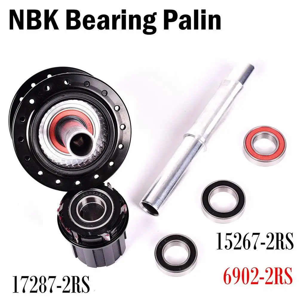 

Bicycle Hub Bearing Palin Aluminium Alloy Bearing Axial Shaft for NBK 15267/ 6902/17287 2RS For KOOZER Fastace CHOSEN