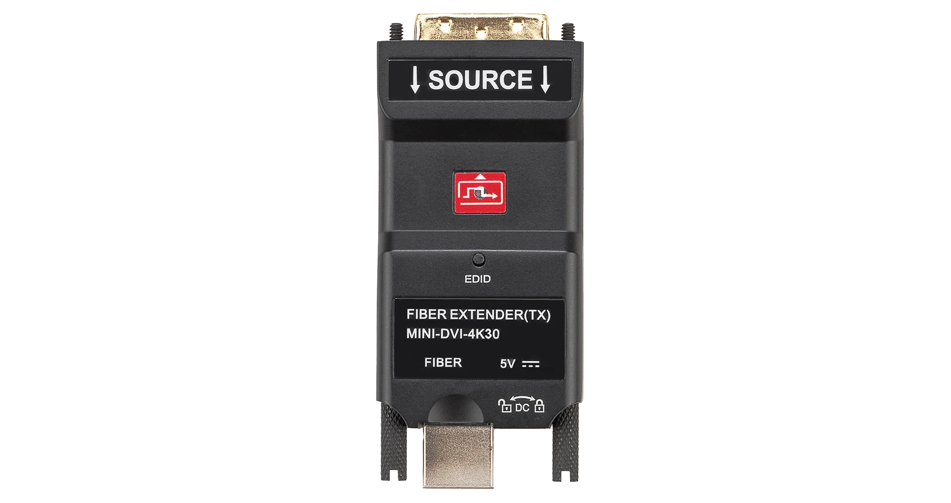 Фото 4K * 2K * 30Hz MINI DVI-волоконный преобразователь, одномодовый LC волоконный разъем №2