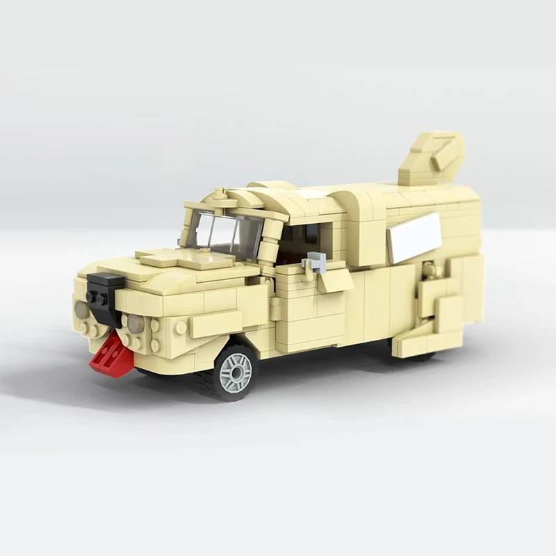 MOC Town Taxi Dog модель автомобиля в сборе строительные блоки автомобиль грузовик