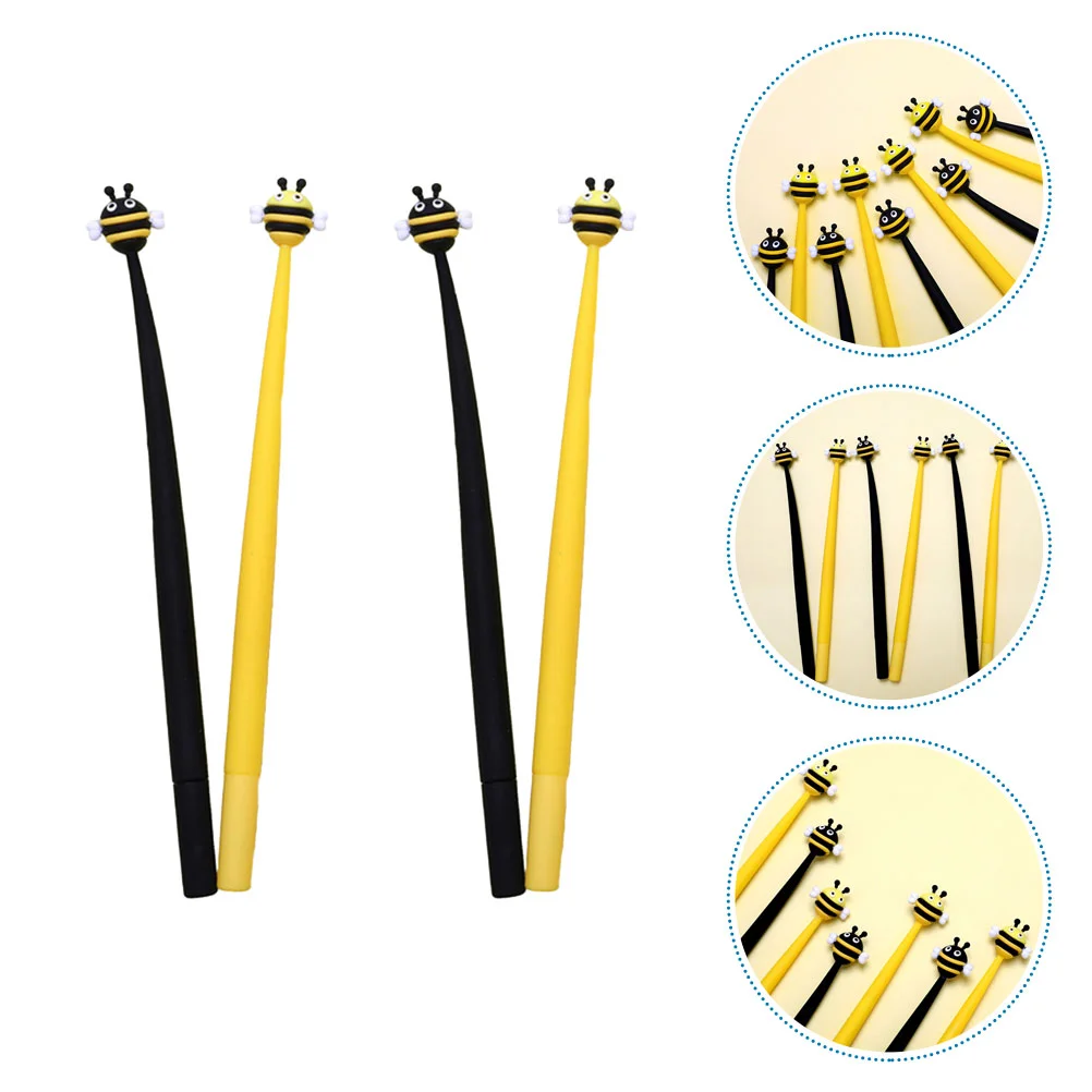 

4PCS Office Writing Pens Cartoon Writing Pens Adorable Animals Shaped Pens