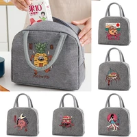 insulated lunch dinner carry bag portable handbags for women children school travel lunch picnic cooler food drinks thermal bag