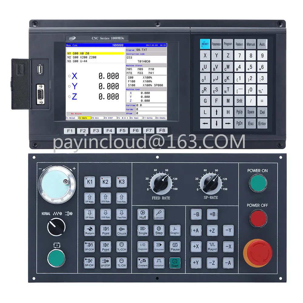 

Updated 4 Axis CNC Controller for Retrofit Milling Machine Cnc Milling System