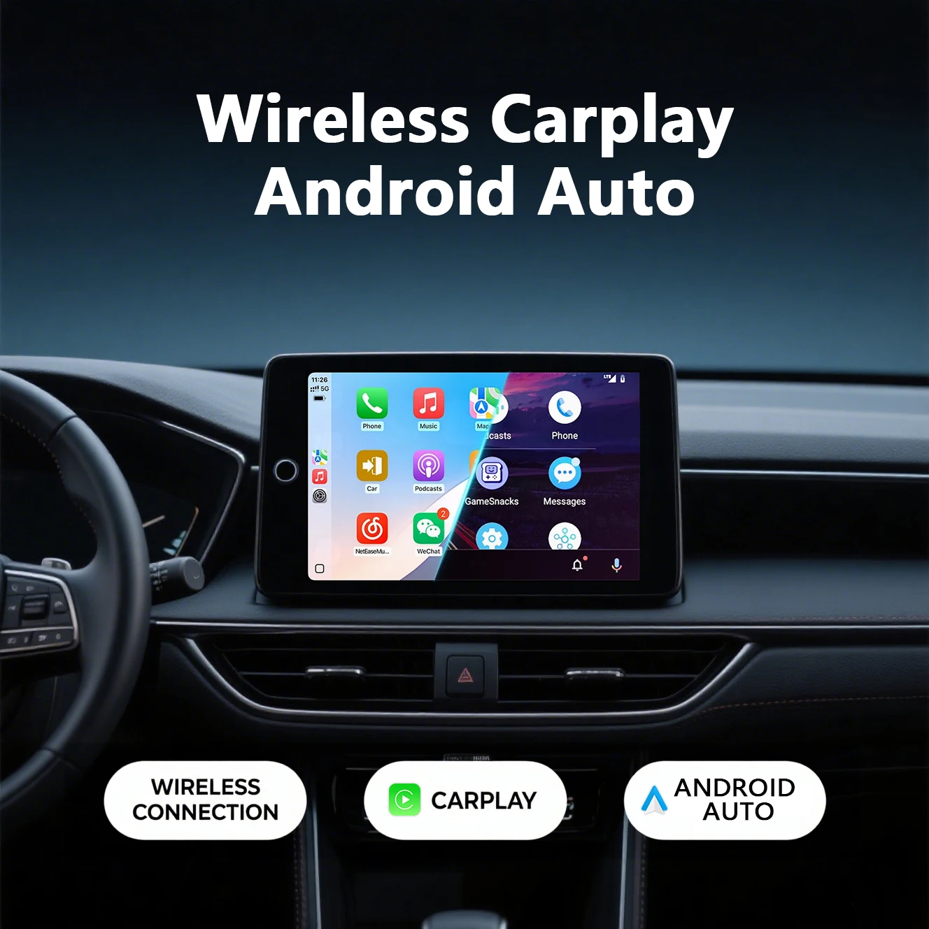 Фото 8 ГБ Android 15 автомобильный DVD-плеер навигация GPS Wi-Fi Bluetooth беспроводной Carplay Car Radoi для Land Rover Freelander 2 2007-2015 №3
