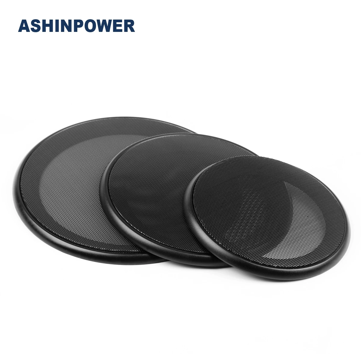 Ashinpower 4/5/6.5/8/10 дюйма Белый динамик гриль сетка круглая железная автомобильный бас