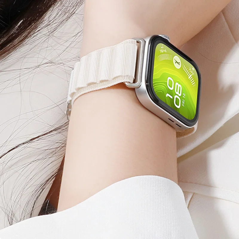 Фото Официальный нейлоновый ремешок Alpine Loop для Huawei Watch Fit 5/4/4 Pro, спортивный браслет для Huawei Watch Fit 5/4/3 Blt №5