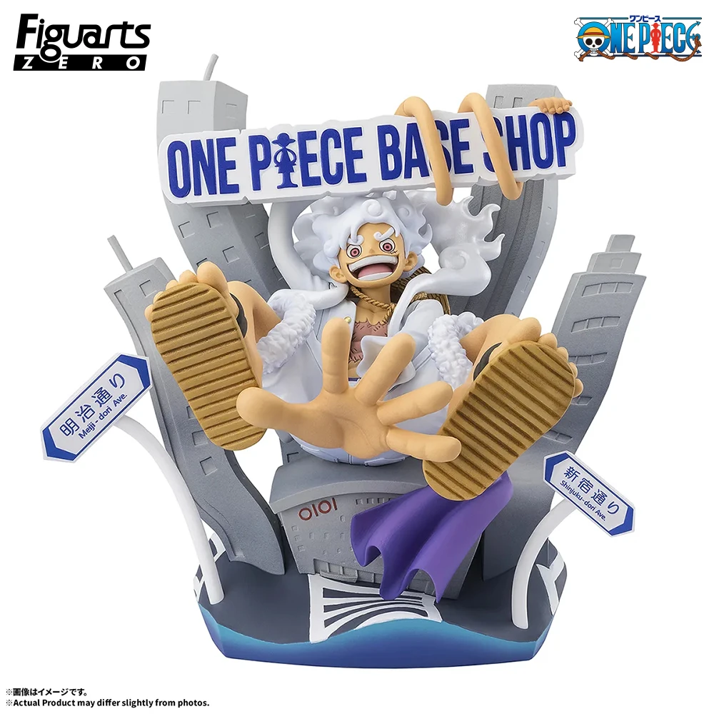 Фото В наличии: Оригинальная коллекционная фигурка BANDAI Limited Figuarts ZERO Gear 5 Luffy Shinjuku Marui, аниме-фигурка, модель игрушки №4