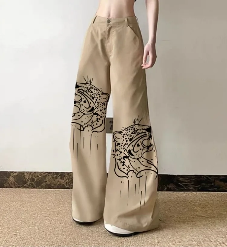 UOOZEE женские широкие брюки 2024 новые поступления модные повседневные свободные с