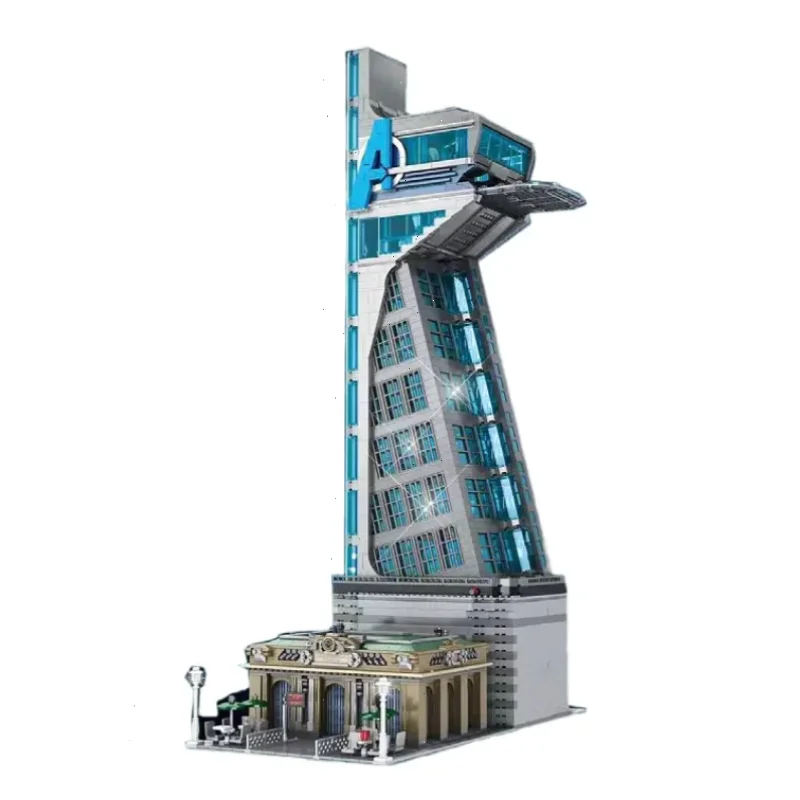 5883 шт. Детский конструктор железная башня |