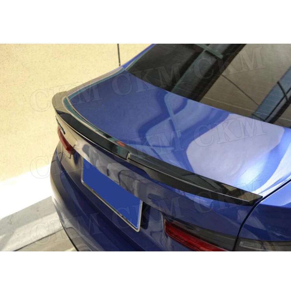 Глянцевый черный задний спойлер крылья для BMW 3 серии G20 G28 320i 330i 2019-2020 M4 багажника