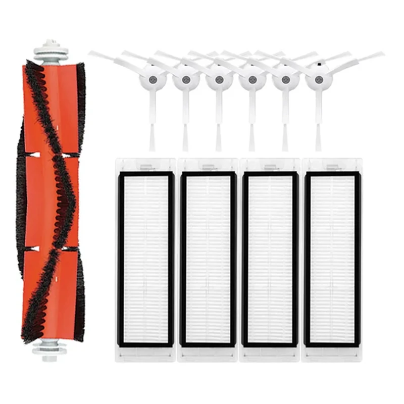 For Xiaomi Mi 1S SDJQR01RR SDJQR02RR SDJQR03RR Roborock E2 E3 E4 E5 S4 S5 S50 S6 Max Accessories Main Side Brush Filter